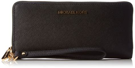 michael kors portemonnaie schwarz lack|Michael Kors brieftaschen damen.